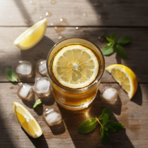 Iced Tea With Lemon Slice FOD D&S 3835