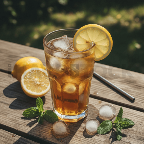 Iced Tea With Lemon Slice FOD D&S 3990
