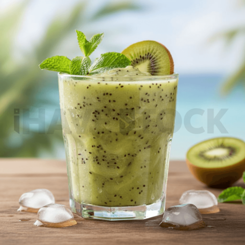 Kiwi Smoothie With Seeds Visib FOD D&S 3285
