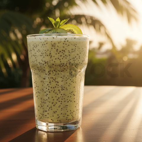 Kiwi Smoothie With Seeds Visib FOD D&S 4551