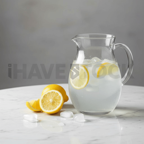 Lemon Water On Marble Table FOD D&S 3476