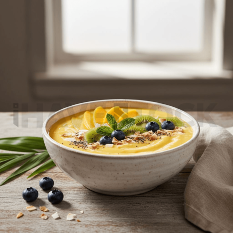 Mango Smoothie Bowl With Fruit FOD D&S 3684