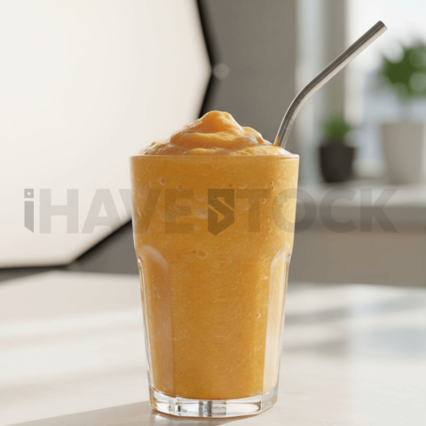 Orange Smoothie In Glass Cup FOD D&S 4048