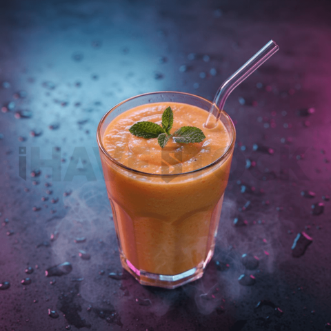 Orange Smoothie In Glass Cup FOD D&S 3999