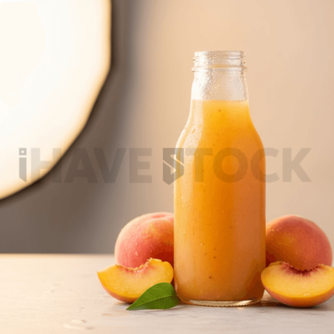 Peach Juice Bottle Minimal Set FOD D&S 3293