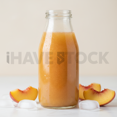 Peach Juice Bottle Minimal Set FOD D&S 3949