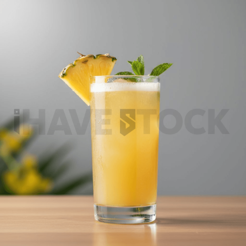 Pineapple Juice In Clear Glass FOD D&S 3425