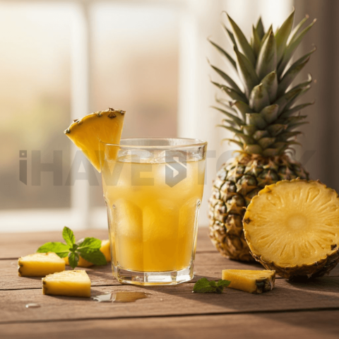 Pineapple Juice In Clear Glass FOD D&S 3609