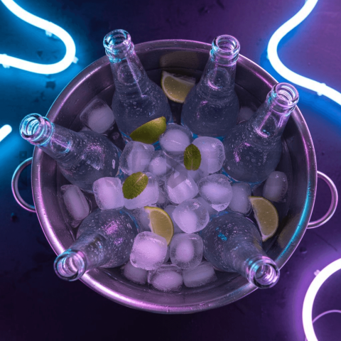 Refreshing Soda In Ice Bucket FOD D&S 3485