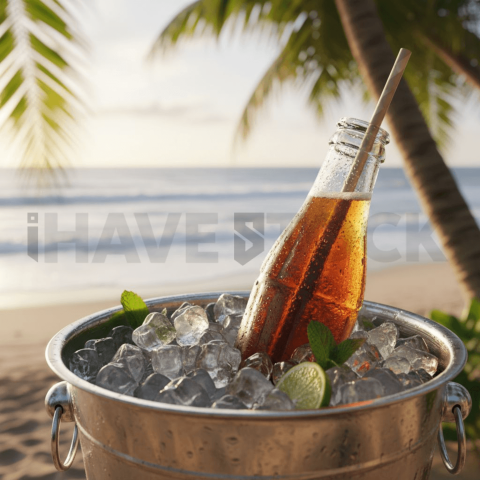 Refreshing Soda In Ice Bucket FOD D&S 3567