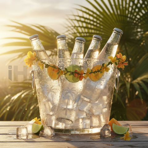 Refreshing Soda In Ice Bucket FOD D&S 3742