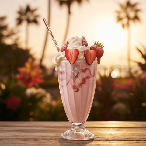 Strawberry Milkshake With Crea FOD D&S 3287