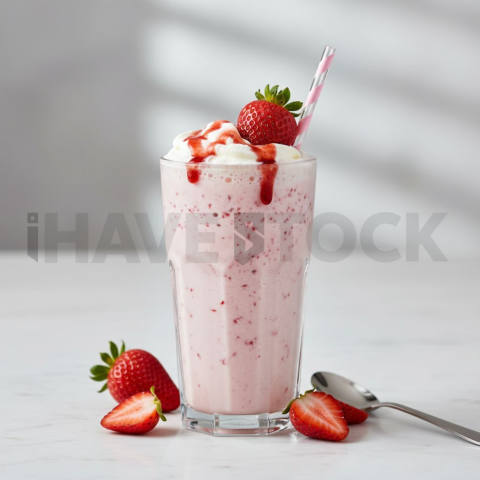 Strawberry Milkshake With Crea FOD D&S 3838