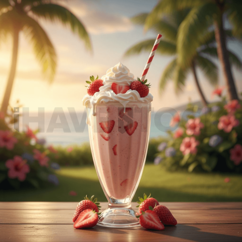 Strawberry Milkshake With Crea FOD D&S 3917
