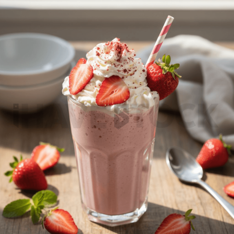 Strawberry Milkshake With Crea FOD D&S 4146