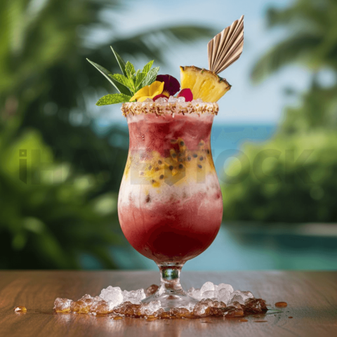 Tropical Cocktail Without Alco FOD D&S 4055