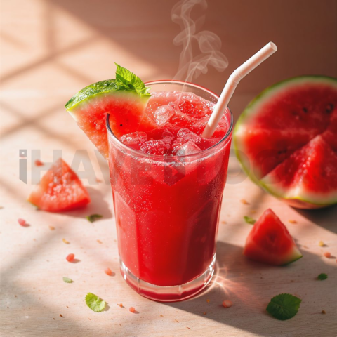 Watermelon Juice With Straw FOD D&S 3858