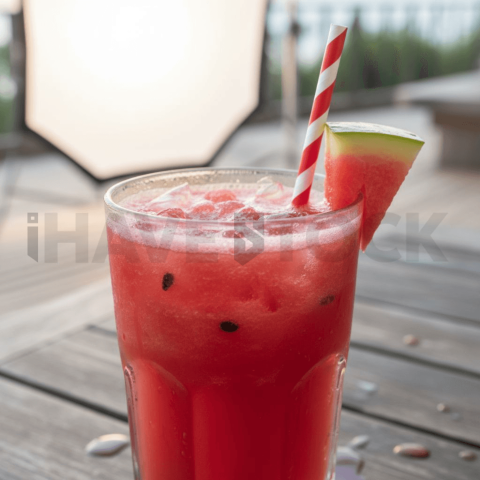 Watermelon Juice With Straw FOD D&S 4033