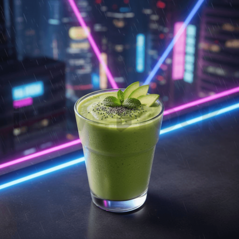 Avocado Smoothie In Cup FOD D&S 4306