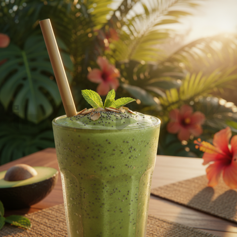 Avocado Smoothie In Cup FOD D&S 4837