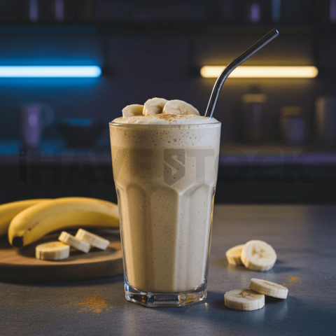 Banana Milkshake Close View FOD D&S 4169