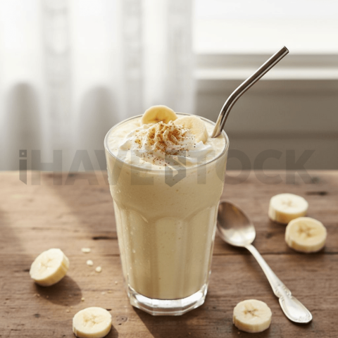 Banana Milkshake Close View FOD D&S 4338