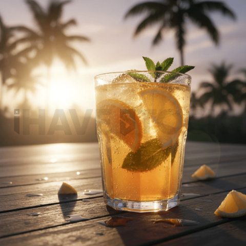 Citrus Drink In Transparent Gl FOD D&S 4302