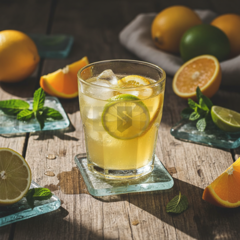 Citrus Drink In Transparent Gl FOD D&S 4423