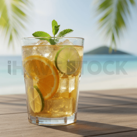 Citrus Drink In Transparent Gl FOD D&S 4458