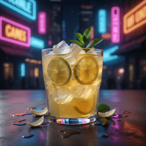 Citrus Drink In Transparent Gl FOD D&S 4816