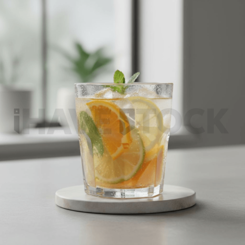 Citrus Drink In Transparent Gl FOD D&S 4681