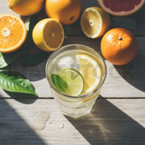 Citrus Drink In Transparent Gl FOD D&S 4873