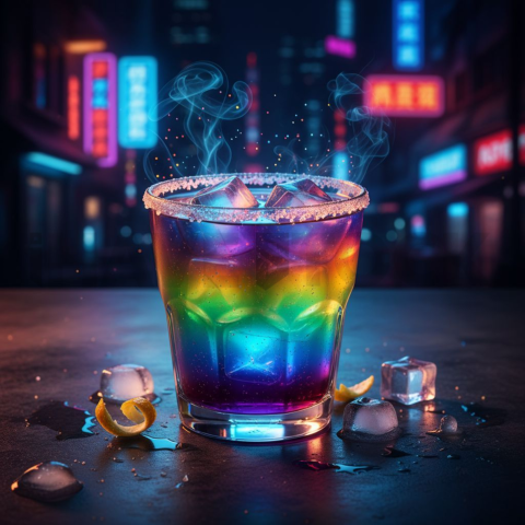 Cocktail Cup With Vivid Colors FOD D&S 4392