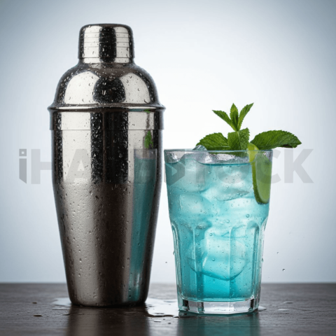 Cocktail Shaker Next To Glass FOD D&S 4799