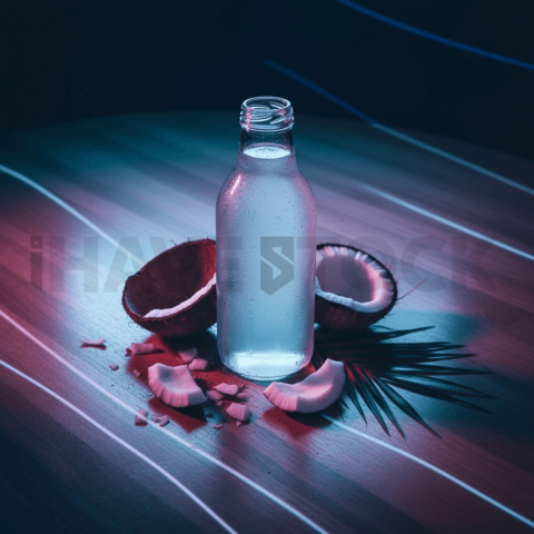 Coconut Water In Bottle On Tab FOD D&S 4347