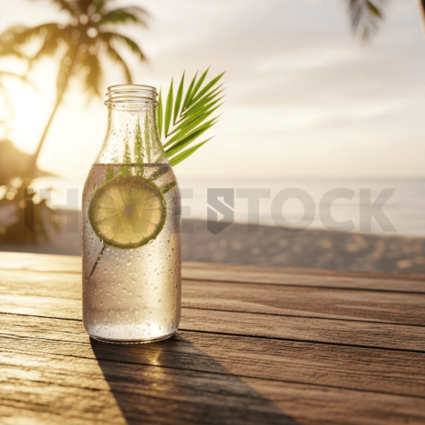 Coconut Water In Bottle On Tab FOD D&S 4460