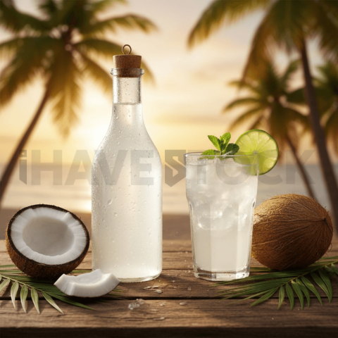 Coconut Water In Bottle On Tab FOD D&S 4780