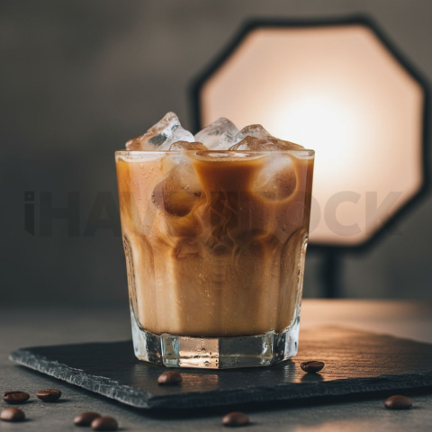 Coffee Drink With Ice Cubes FOD D&S 4087