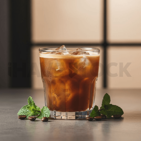 Coffee Drink With Ice Cubes FOD D&S 4120
