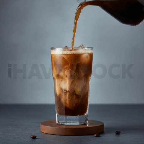 Cold Brew Coffee In Tall Glass FOD D&S 4648