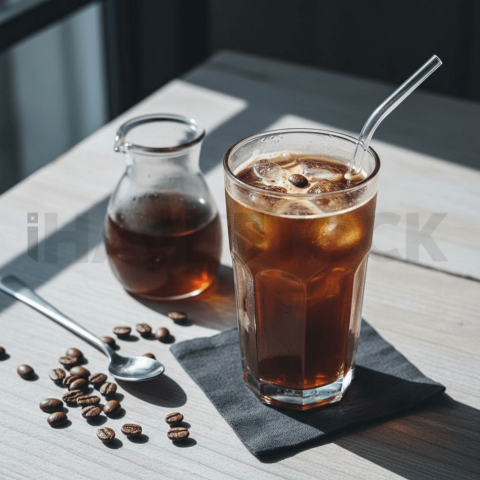 Cold Brew Coffee In Tall Glass FOD D&S 4697