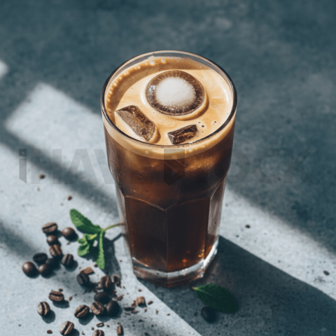 Cold Brew Coffee In Tall Glass FOD D&S 4755