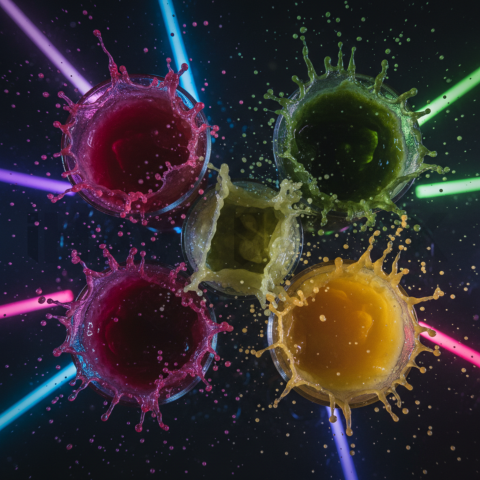 Colorful Juice Splash Photogra FOD D&S 4245