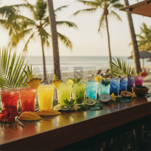 Drink Assortment With Gradient FOD D&S 4351