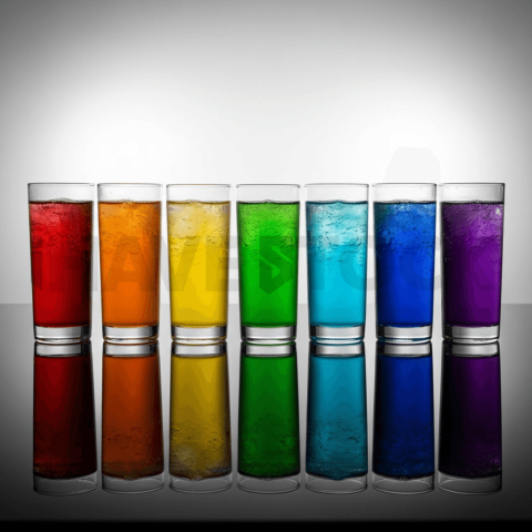 Drink Assortment With Gradient FOD D&S 4498