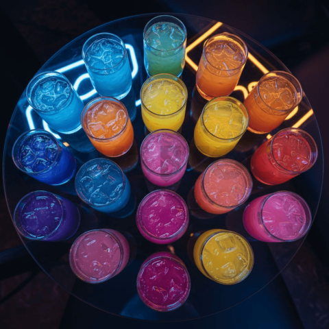 Drink Assortment With Gradient FOD D&S 4281