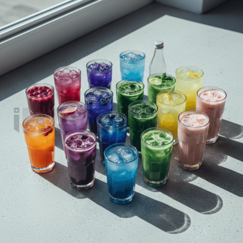 Drink Assortment With Gradient FOD D&S 4628