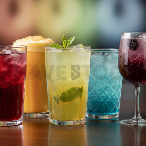 Drink Assortment With Gradient FOD D&S 4483