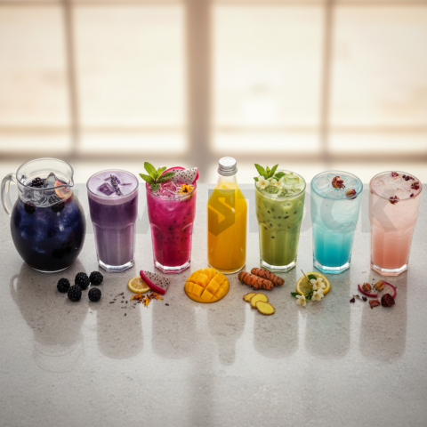 Drink Assortment With Gradient FOD D&S 4527