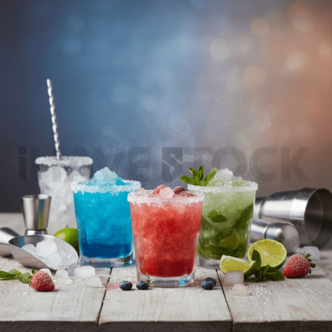 Frozen Cocktail Setup Table FOD D&S 4572